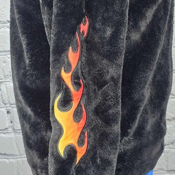 Flamin' Hot Cheetos x Forever 21 Faux Fur Jacket, Women's Small - Picture 3 of 11